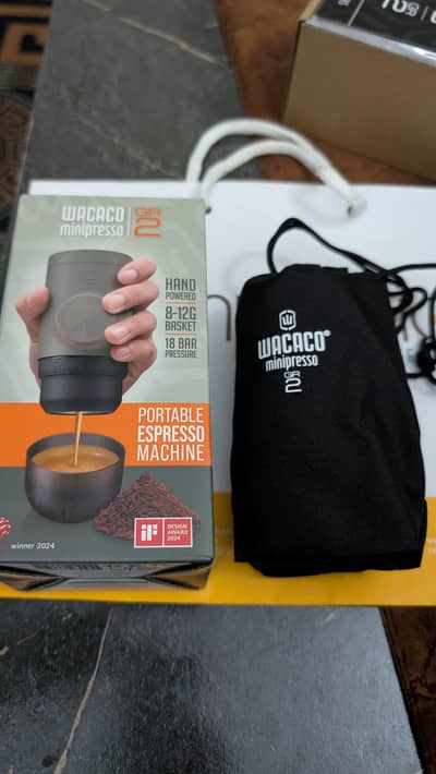 Wacaco Minipresso GR2 Portable Espresso Machine with Protective Case