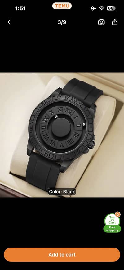 4pcs Magnetic Levitation Men's Business Silicone Quartz Watch Set