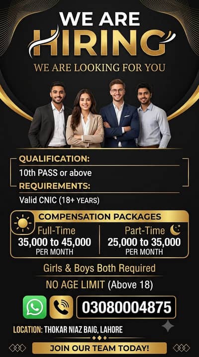 18+age 10th pass come to learn go to earn