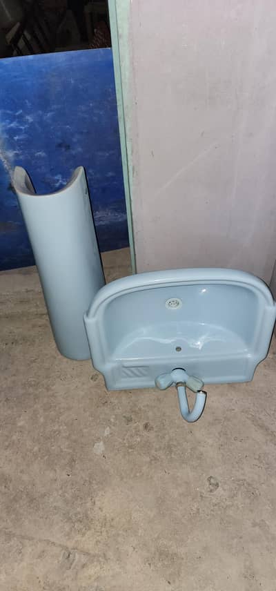 Bathroom Basin with complete taps and fitting