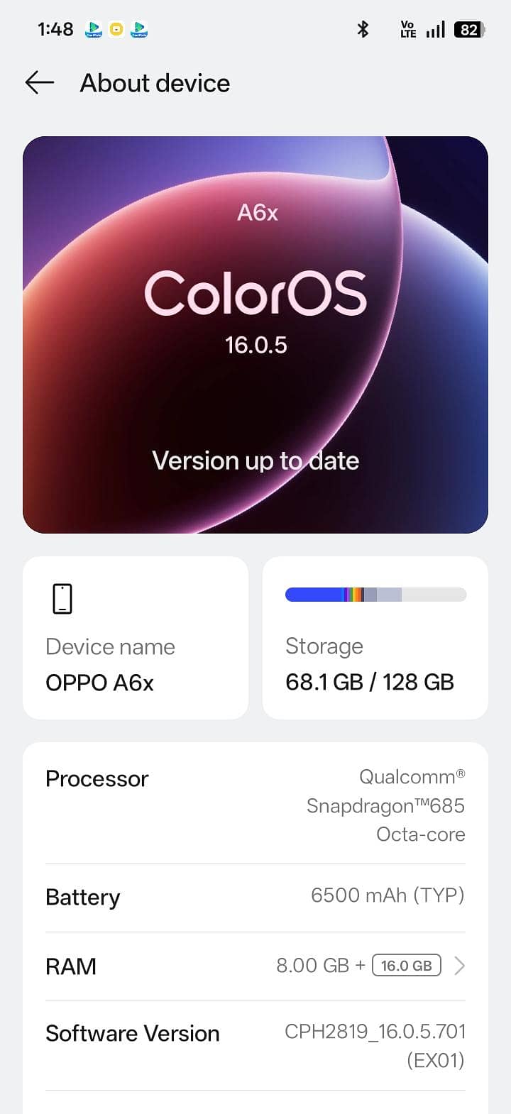 OPPO A6X 1