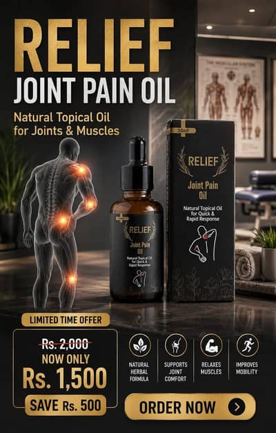  RELIEF JOINT PAIN OIL | Targeted Care for Joints & Muscles