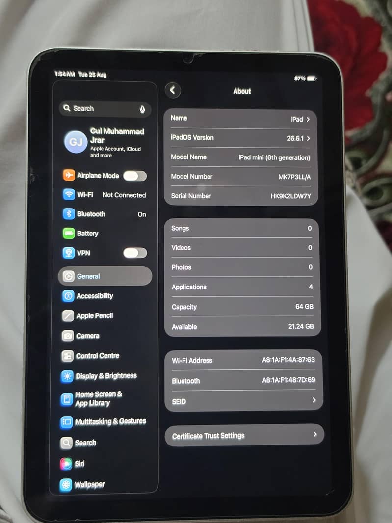 iPad mini 6 64gb 3