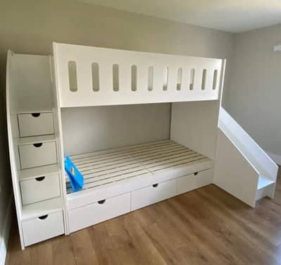 Bunk bed | Kid wooden bunker bed | Baby bed | Double bed | Triple bed