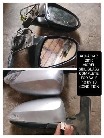aqua car 2016 model side glass 10 by 10 condition for sale