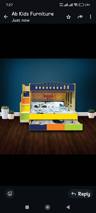 Bunk bed | Kid wooden bunker bed | Baby bed | Double bed | Triple bed