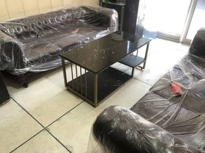 Sofa for sale office Chester field style 3+3 like brand new
