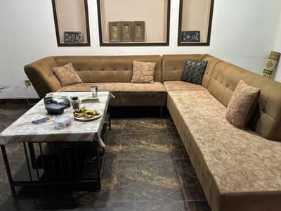 L Shape Sofa Set For Sale