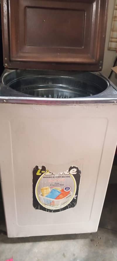 izone  washing machine big size tub metal body