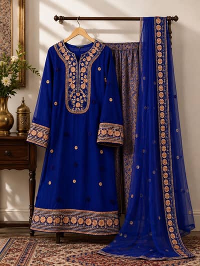 Gota work dress