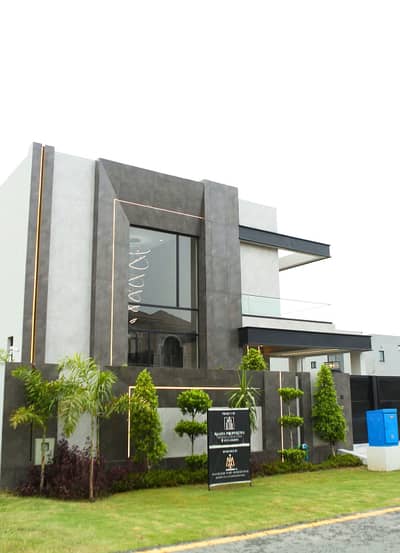One Kanal Brand New Luxury Ultra-Modern Design Most Beautiful Bungalow 2 Servant Quarter In Basement For Sale At Prime Location Of DHA Lahore Near To Park Masjid & Commercial Market.