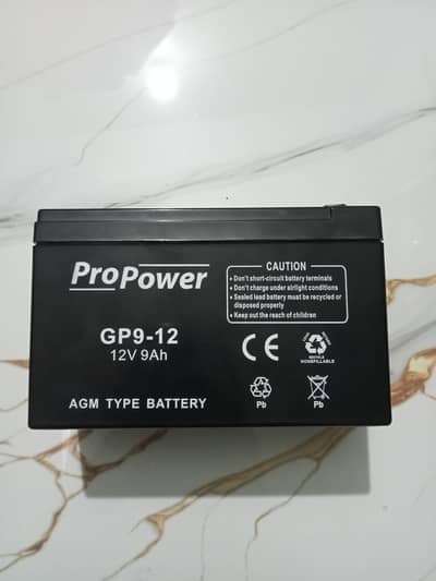 Original ProPower 12V 9Ah Dry AGM Battery (GP9-12)