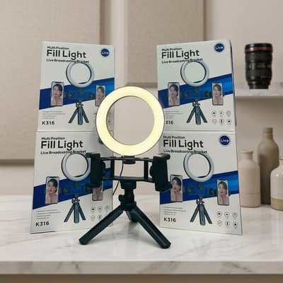 Mobile Stand Multi-Position Fill Light Live Broadcasting Bracket