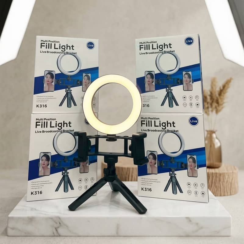 Mobile Stand Multi-Position Fill Light Live Broadcasting Bracket 2