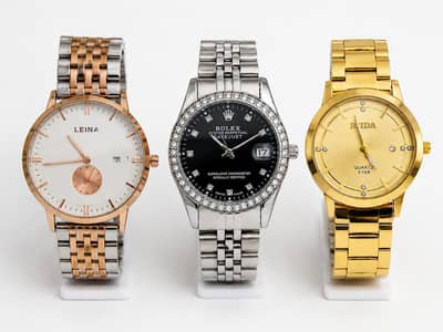 Men’s Stylish Wrist Watch | Quartz Watch | Metal Strap