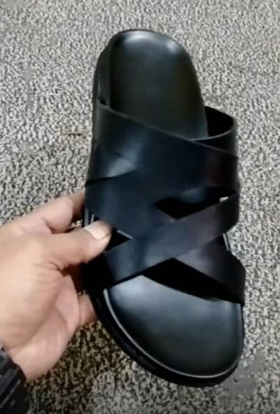 Premium Genuine Leather Slippers – Ultimate Comfort & Style
