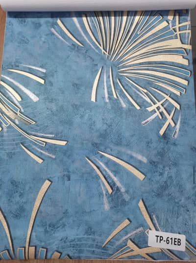 Fabric wallpaper,3D wallpaper, Wooden floor, Ceiling Panel 03147093270
