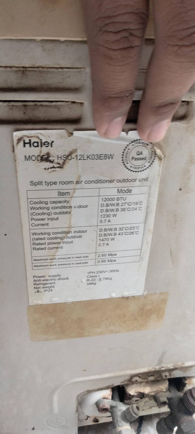 Haier AC 1