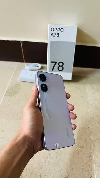 OPPO A78 5G | 12GB RAM | 512 Storage | Dual Sim PTA Approved