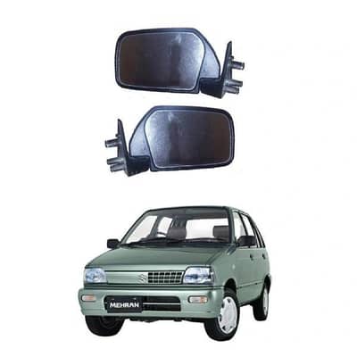 Side mirror for Suzuki mehran in wagonr style - Premium Quality