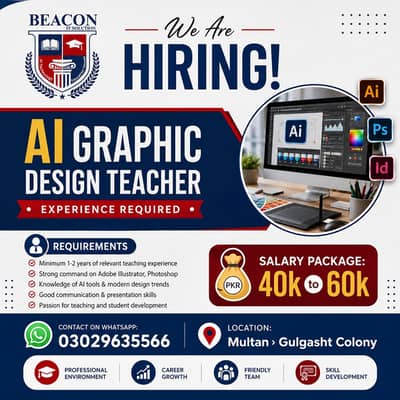 Ai and Graphics Designer Teacher