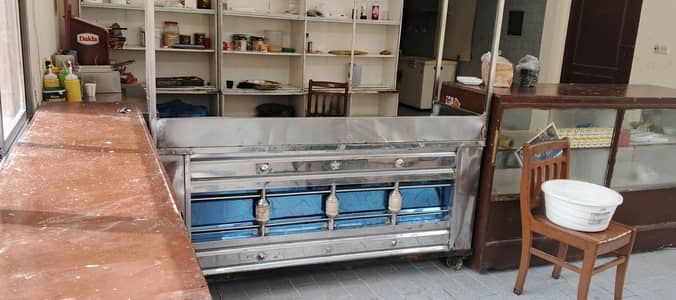 5 Burner Commercial Gas Chulha - Heavy Duty