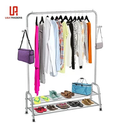 Cloth hanging stand/ Double Shoes Rack Stand / Garments Stand/