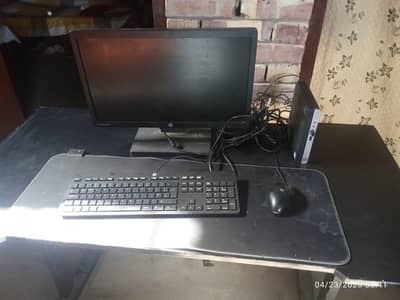 HP 9th Gen Full PC Setup with LED Monitor – Excellent Condition