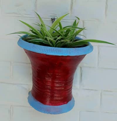 Plastic Bowl Handmade for Plants, with and without plants available.