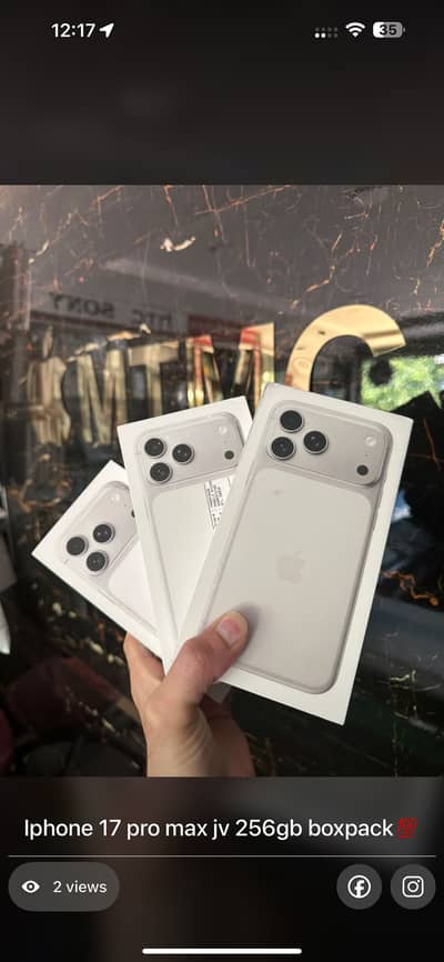 Apple iPhone 17 Pro Max 256jv silver
