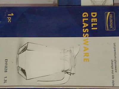 Deli Glassware 1.3L Glass Jug -