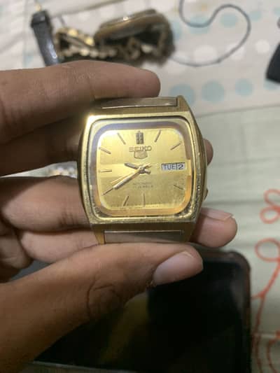 Seiko 5 antique watch antique item