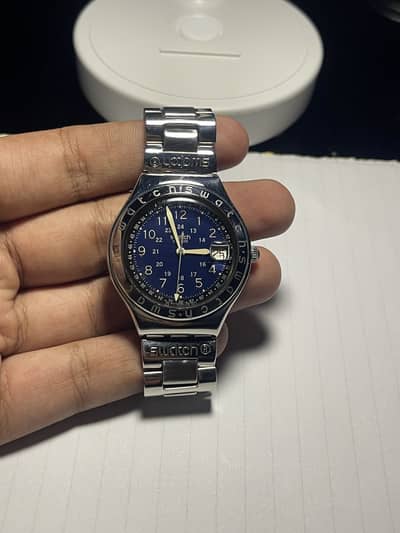 Swatch Swiss Blue dial just like new   Casio Seiko