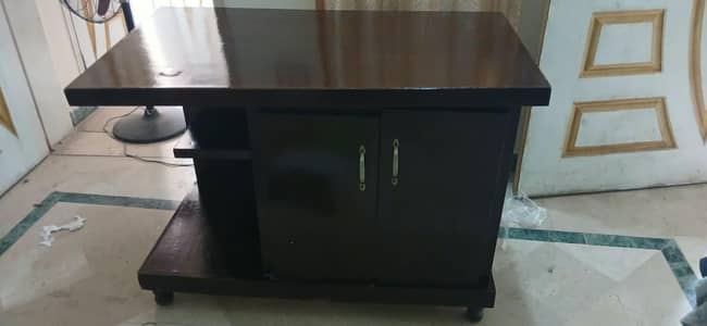 wooden iron stand