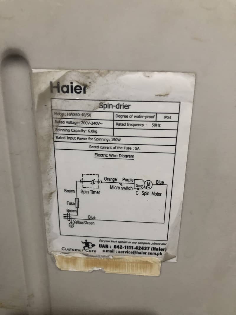 Spin Dryer machine 2
