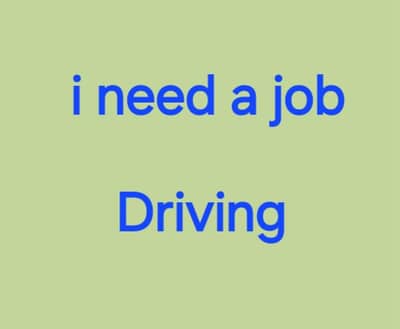 driver job need