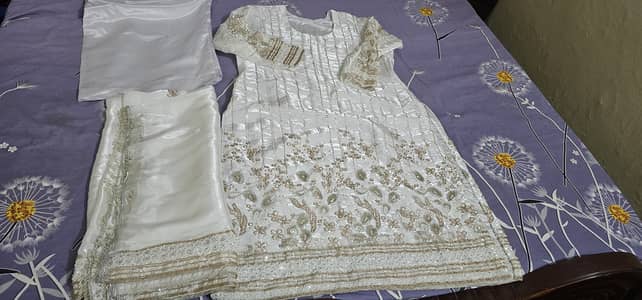 Korean silk fancy dress
