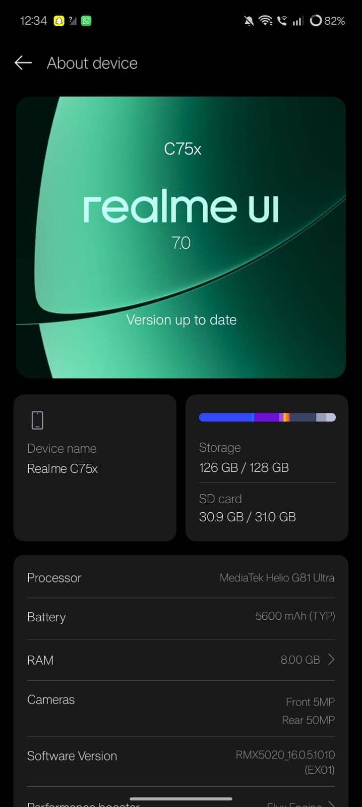 realme C75 7