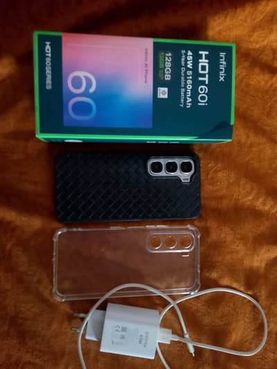 infinix hot 60i  6+6 128 full box