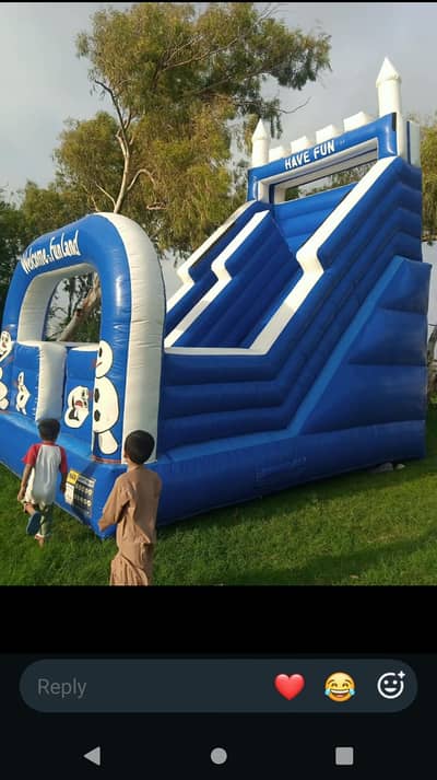 Jumping castle and token ride