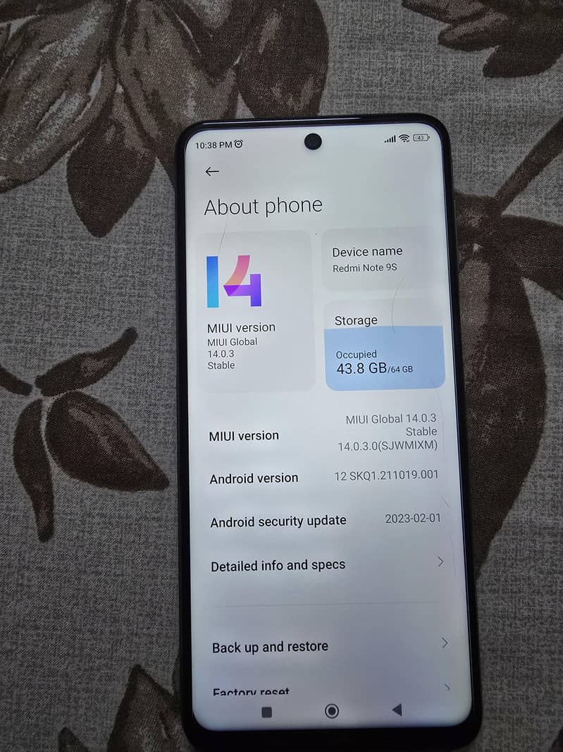 Xiaomi Redmi Note 9s 5
