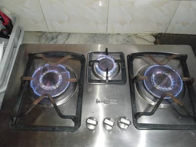 NasGas 3 Burners Stove