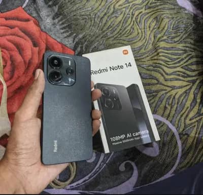 Redmi Note 14 256gb Full box 7days check warrenty