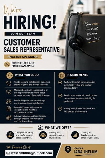 Customer Sales Representative