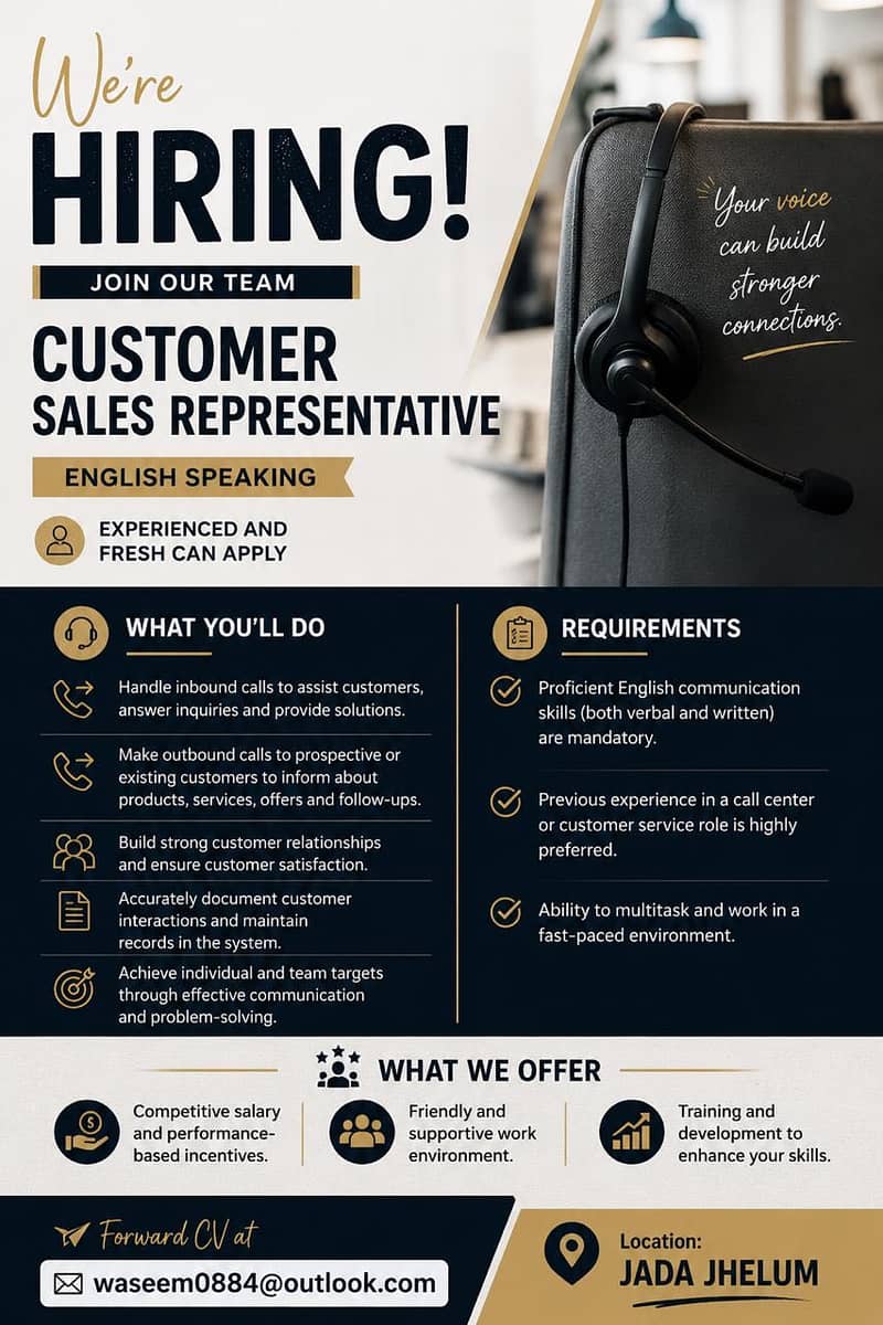 Customer Sales Representative 0