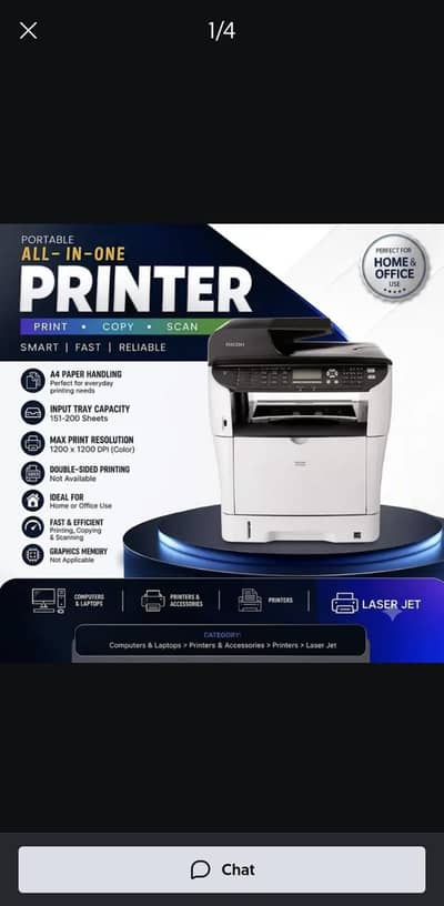 Ricoh Aficio SP 3500SF Printer for Sale