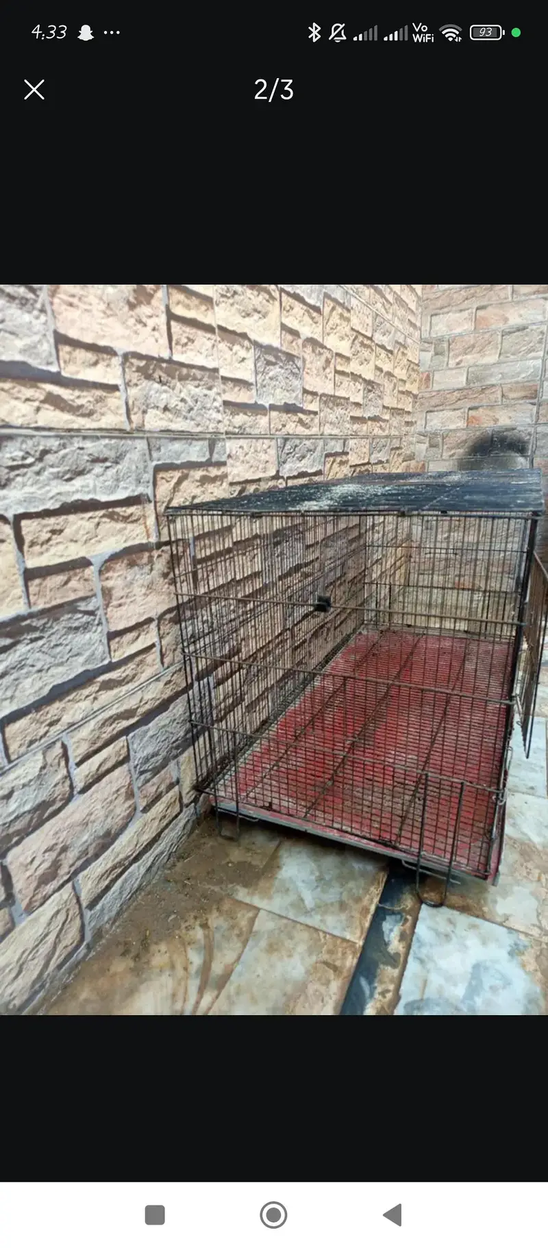 2portions Foldable cage for sale — photo 2
