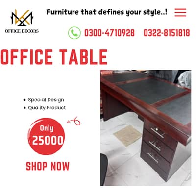 Office executive tables | Executive table for sale | Manager table