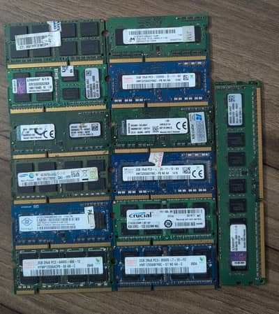 2GB 4GB 8GB DDR2 DDR3 PC2 PC3L RAM Laptop