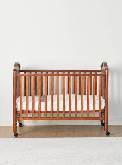 Juniors Wooden Adjustable Crib Cot